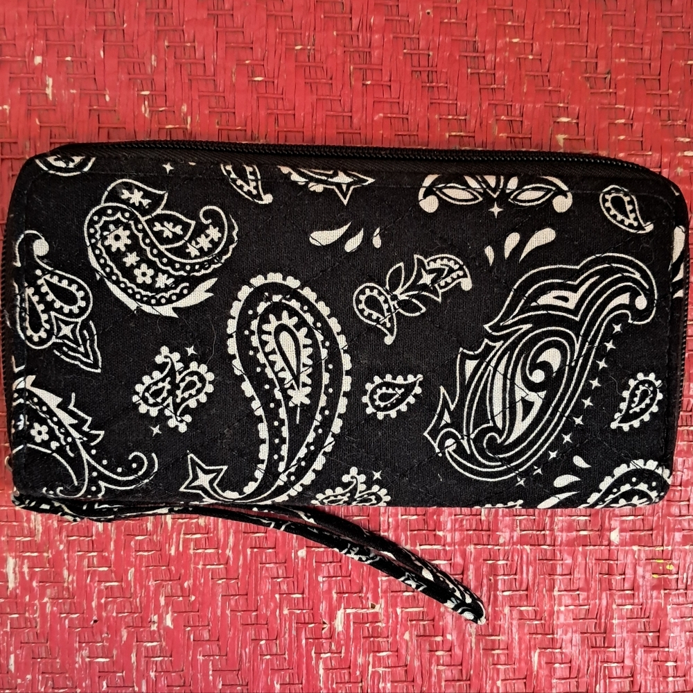 Vera Bradley Black and White Wallet